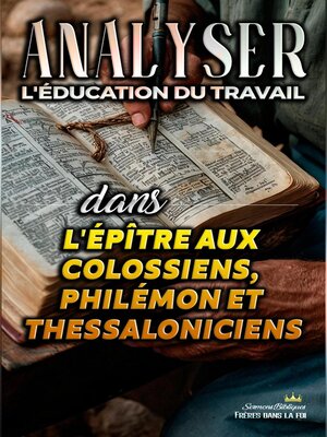 cover image of Analyser L'éducation du Travail dans les épîtres aux Colossiens, Philémon et Thessaloniciens